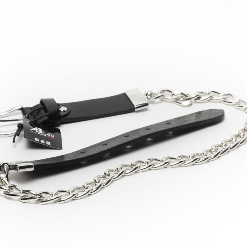 Cintura Donna In Pelle E Catena