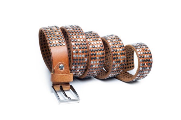 CINTURA MARRONE IN PELLE