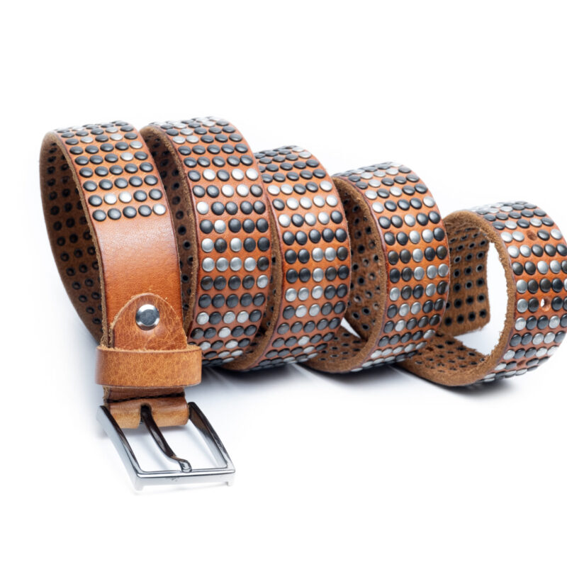 Cintura Marrone In Pelle