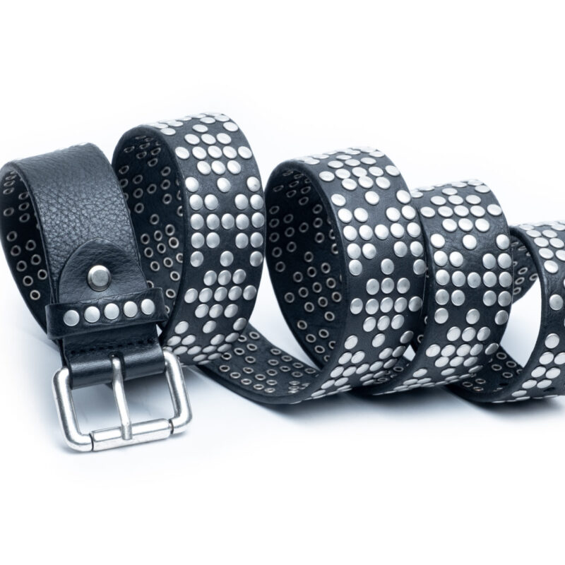 Cintura Nera In Pelle