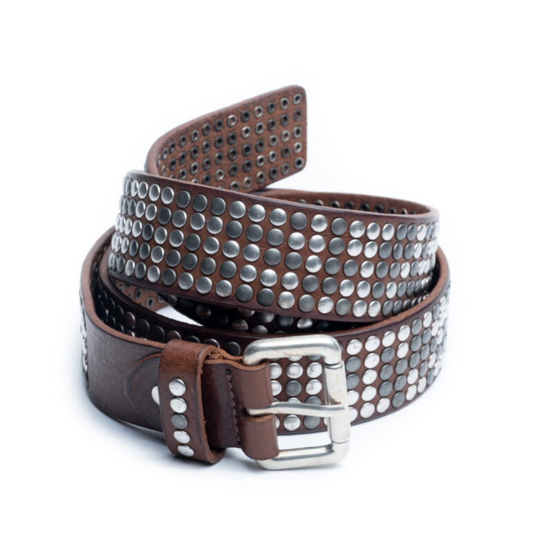 Cintura Testa Di Moro In Pelle