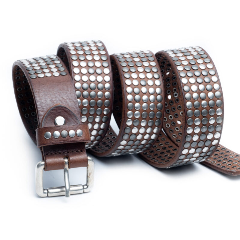 Cintura Testa Di Moro In Pelle