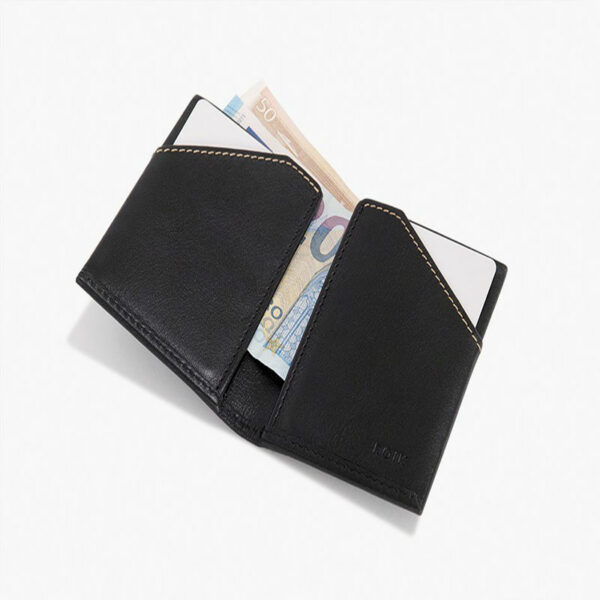 PORTAFOGLIO ROIK TOTAL BLACK - immagine 2