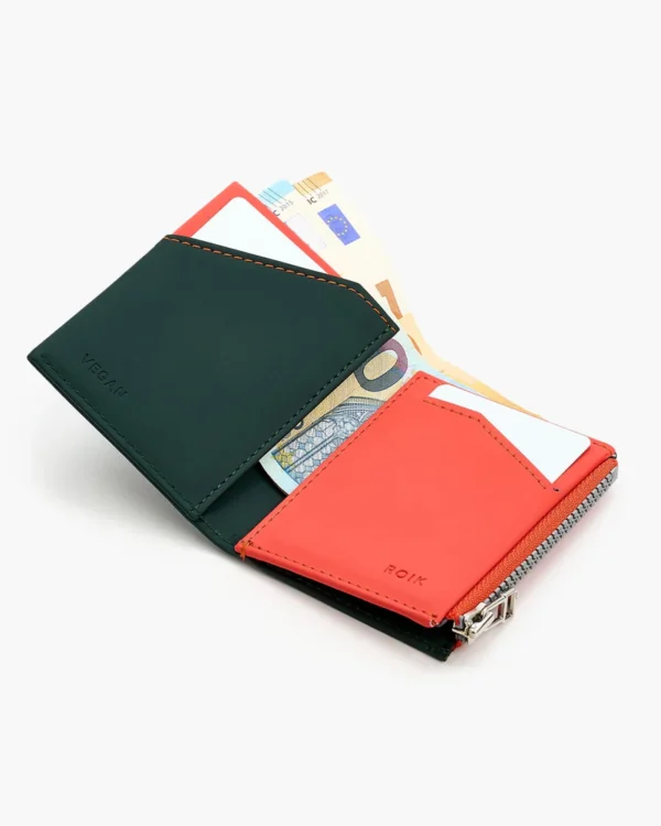 PORTAFOGLIO IN PELLE VEGANA CORAL - immagine 2