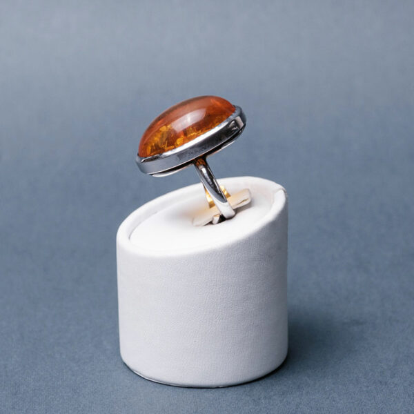 ANELLO IN ARGENTO AMBRA - immagine 2