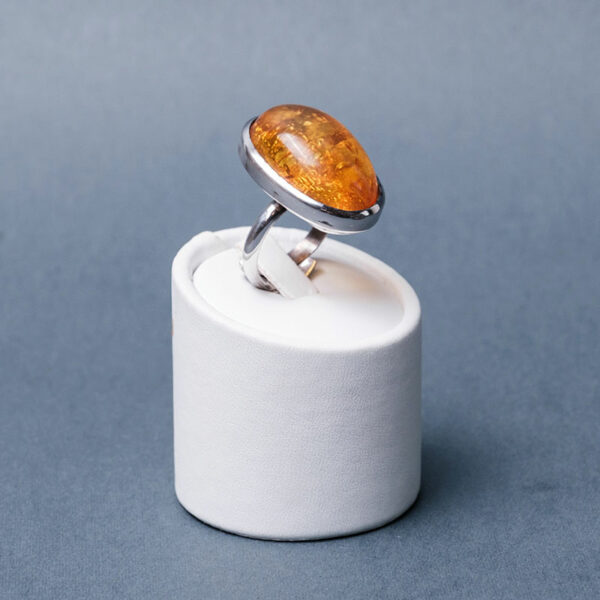 ANELLO IN ARGENTO AMBRA - immagine 3