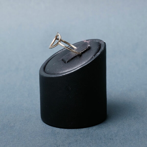 ANELLO FILO IN ORO GIALLO CUORE - immagine 3